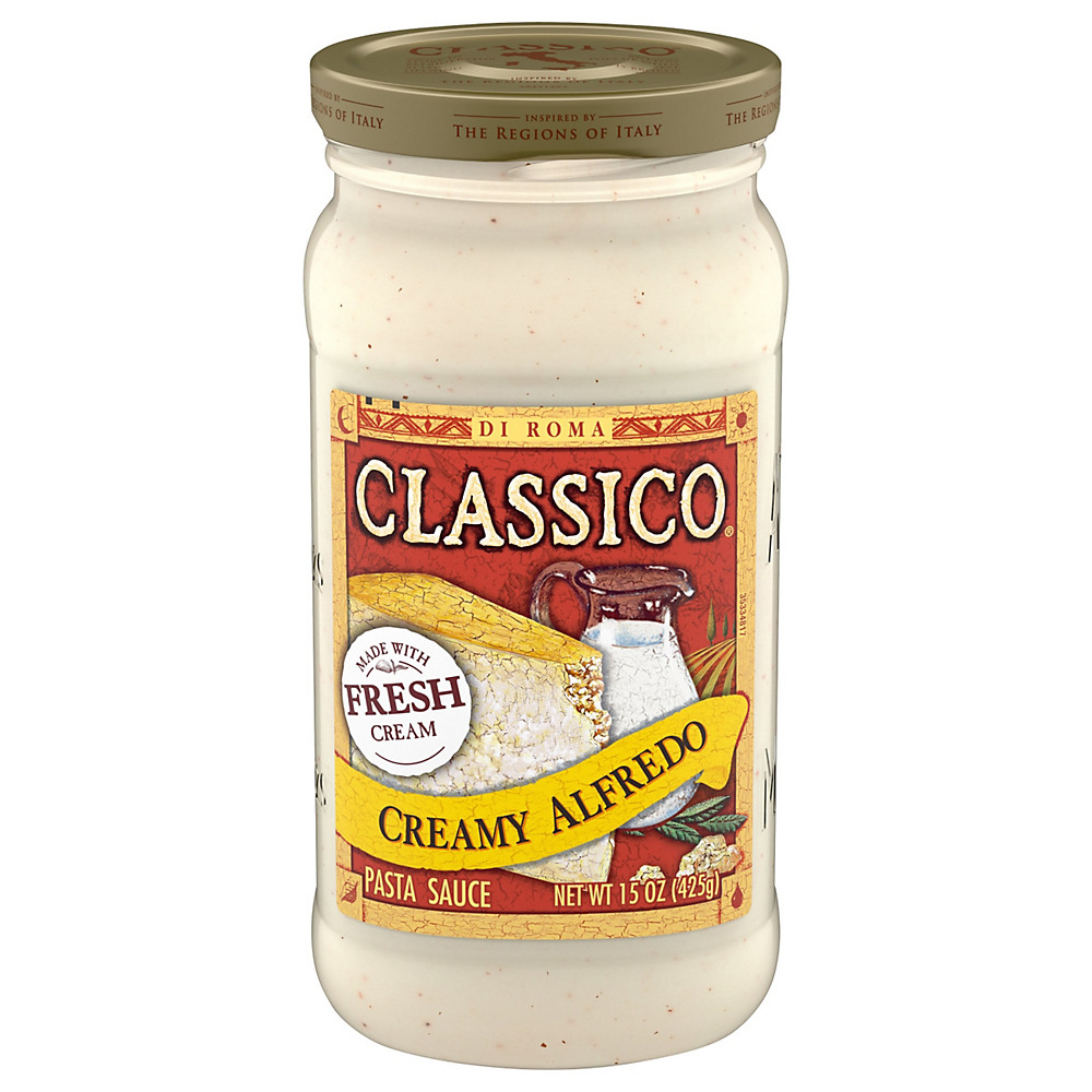 Calories in Classico Creamy Alfredo Pasta Sauce, 15 oz