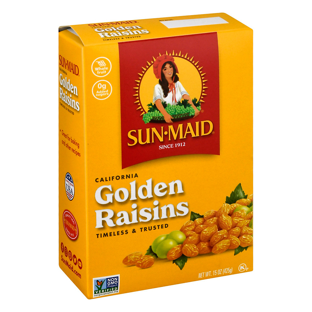 Calories in Sun-Maid California Golden Raisins, 15 oz