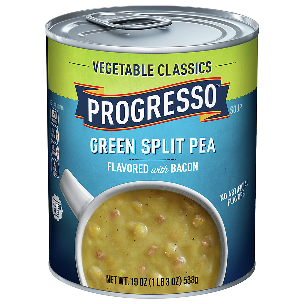 Calories in Progresso Vegetable Classics Green Split Pea Soup, 19 oz