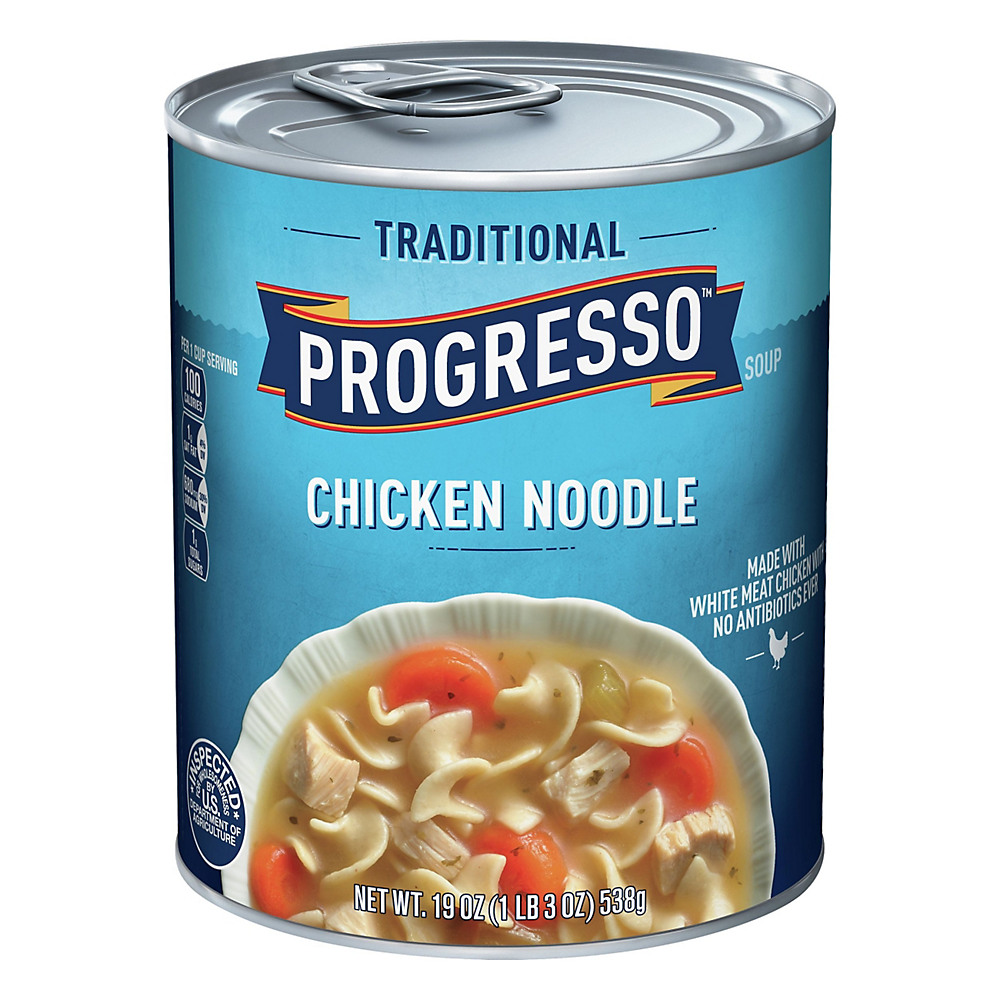 Calories in Progresso Traditional Chicken Noodle Soup, 19 oz