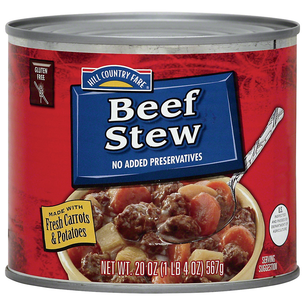 Calories in Hill Country Fare Beef Stew, 20 oz