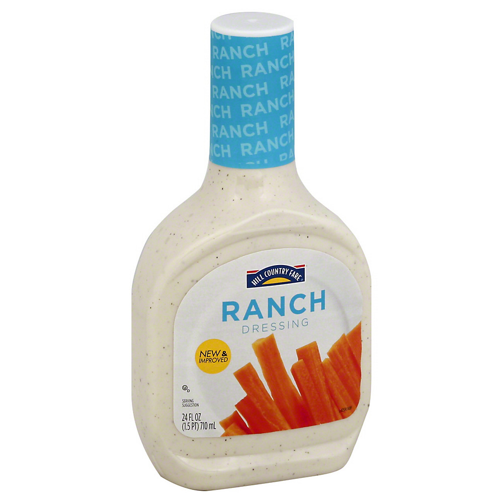 Calories in Hill Country Fare Ranch Dressing, 24 oz