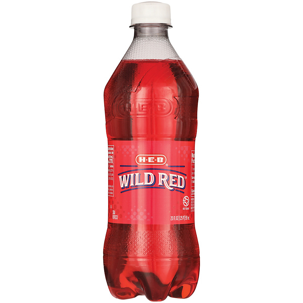 Calories in H-E-B Wild Red Soda, 20 oz