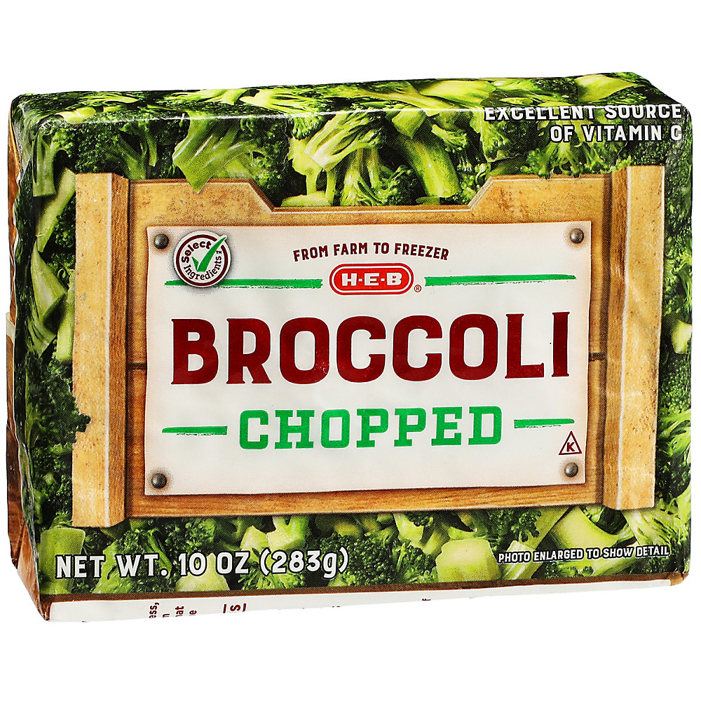 Calories in H-E-B Select Ingredients Chopped Broccoli, 10 oz