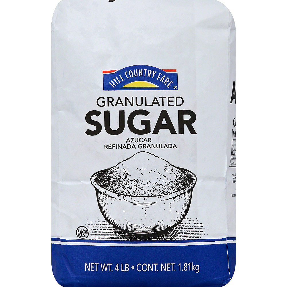 Calories in Hill Country Fare Granulated Sugar, 4 lb