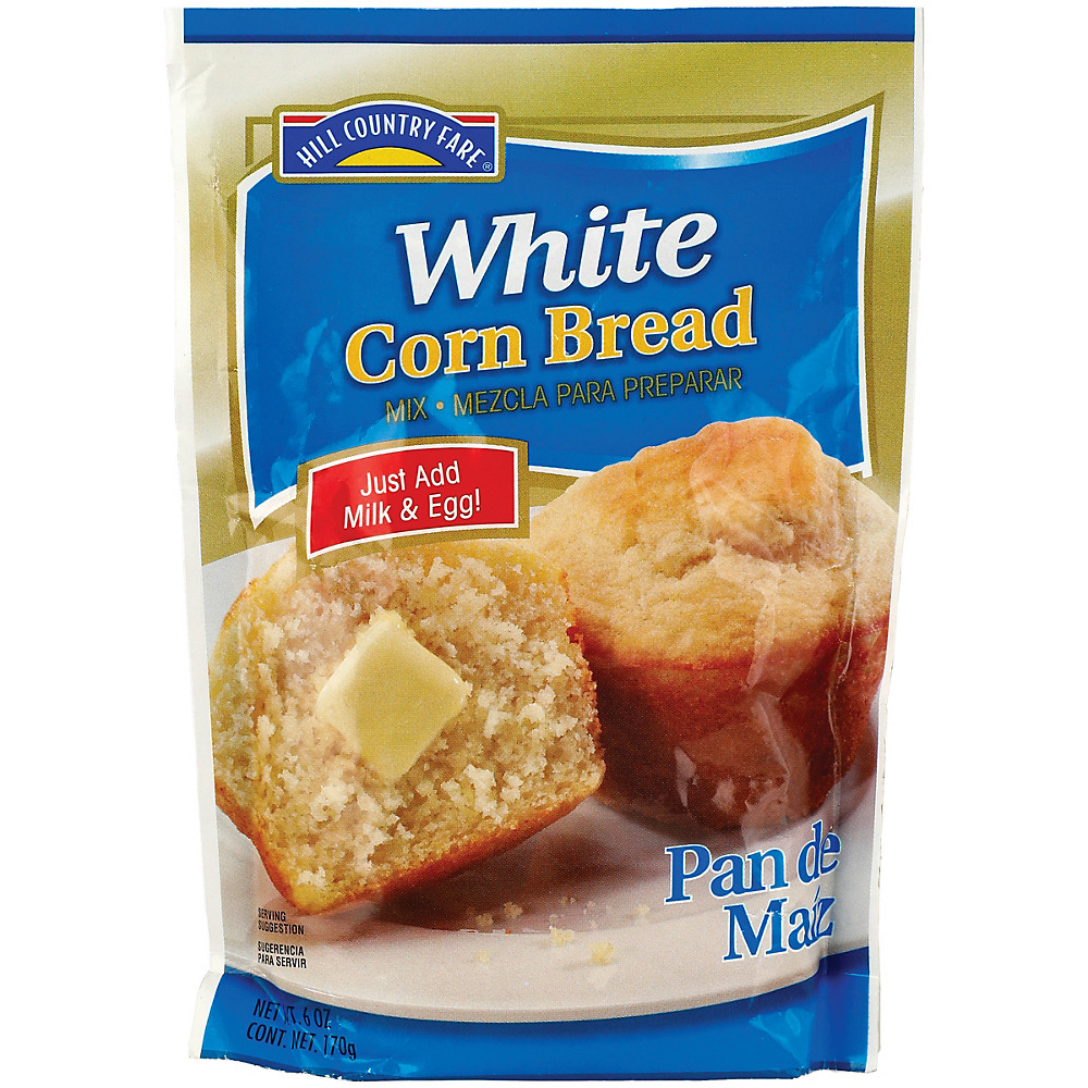 Calories in Hill Country Fare White Corn Bread Mix, 6 oz