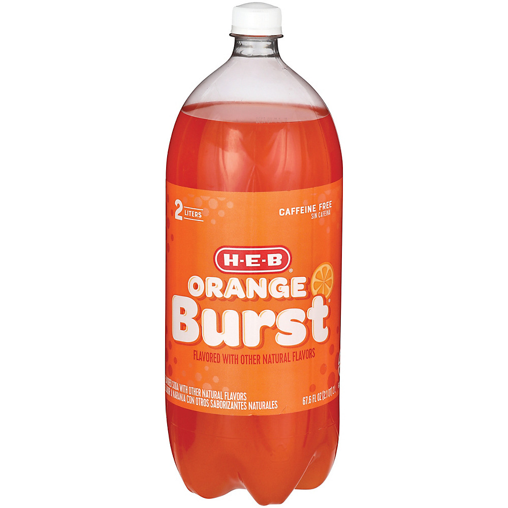 Calories in H-E-B Orange Burst Soda, 2 L