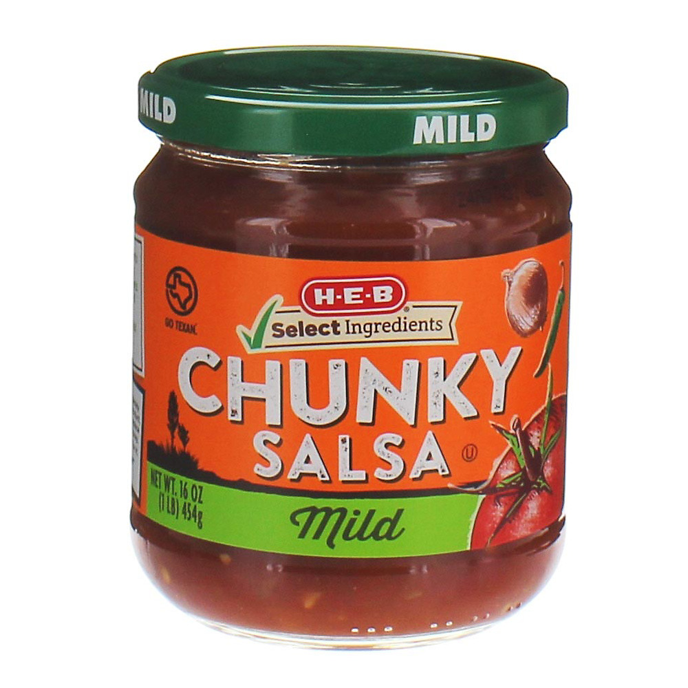Calories in H-E-B Mild Chunky Salsa, 16 oz