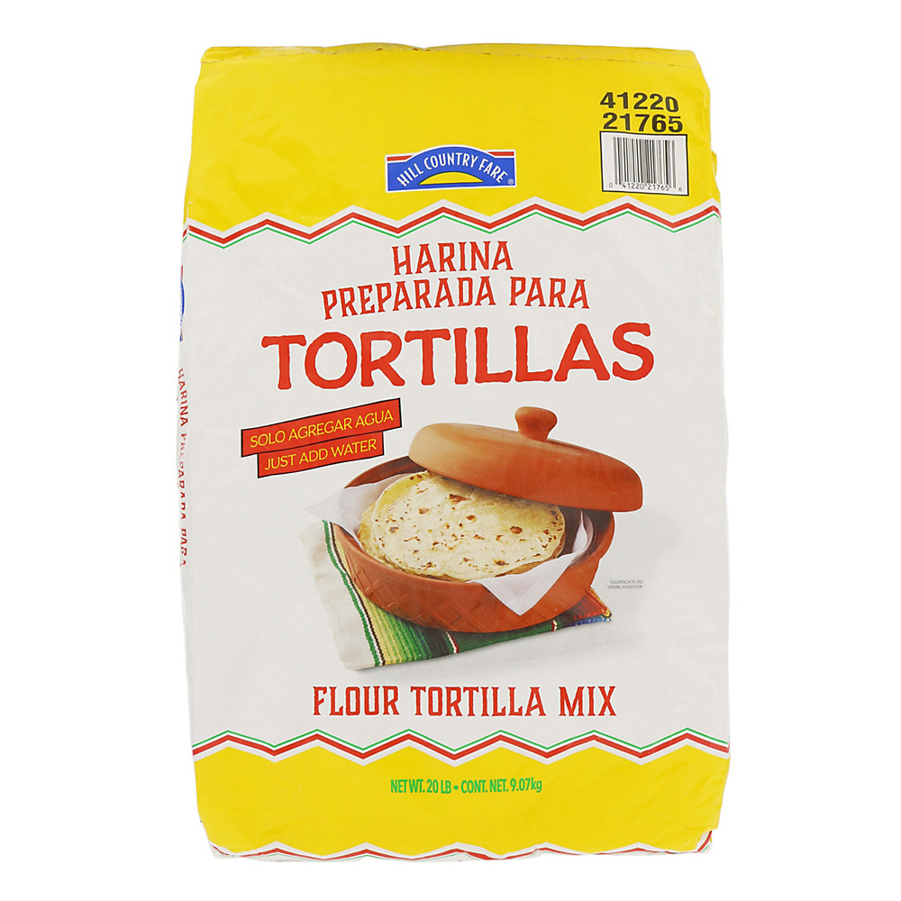 Calories in Hill Country Fare Flour Tortilla Mix, 20 lb