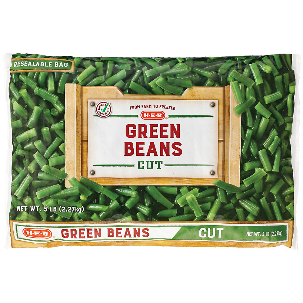 Calories in H-E-B Cut Green Beans, 80 oz