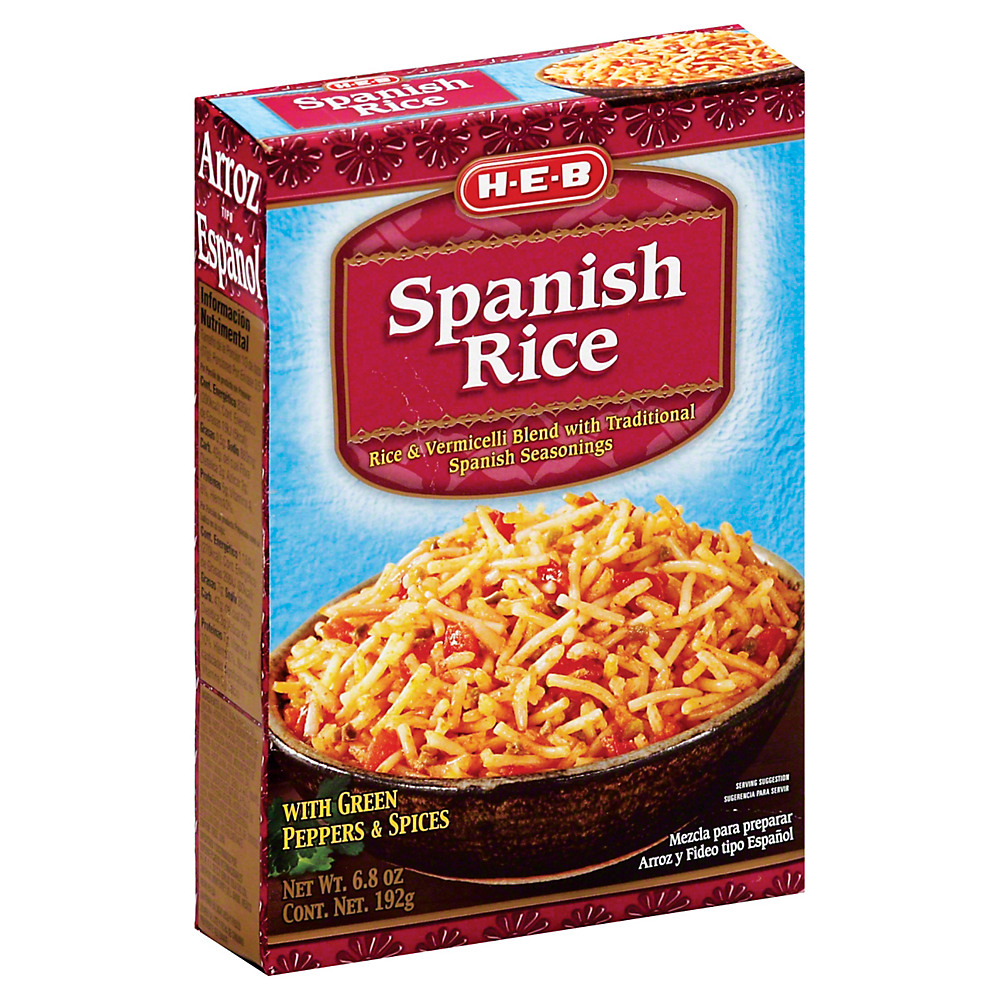 Calories in H-E-B Spanish Rice, 6.8 oz