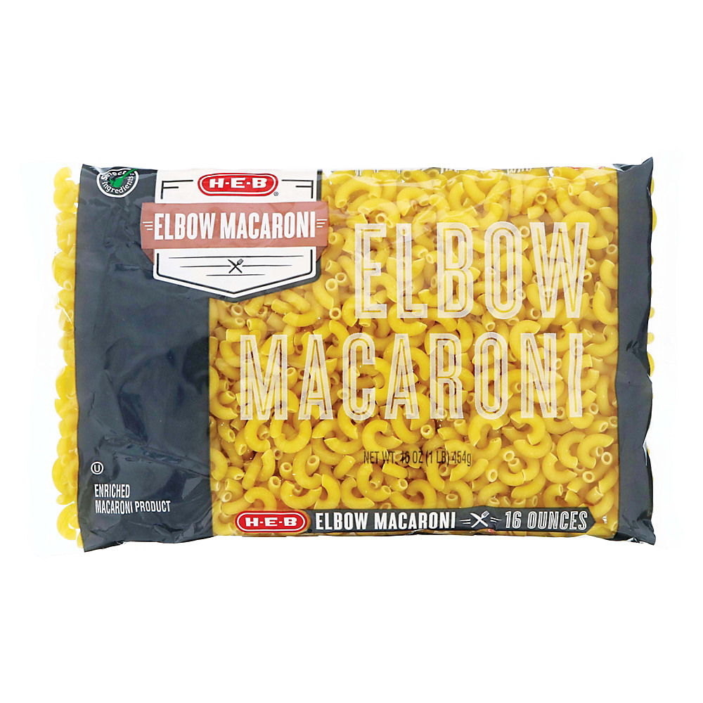 Calories in H-E-B Select Ingredients Elbow Macaroni, 16 oz