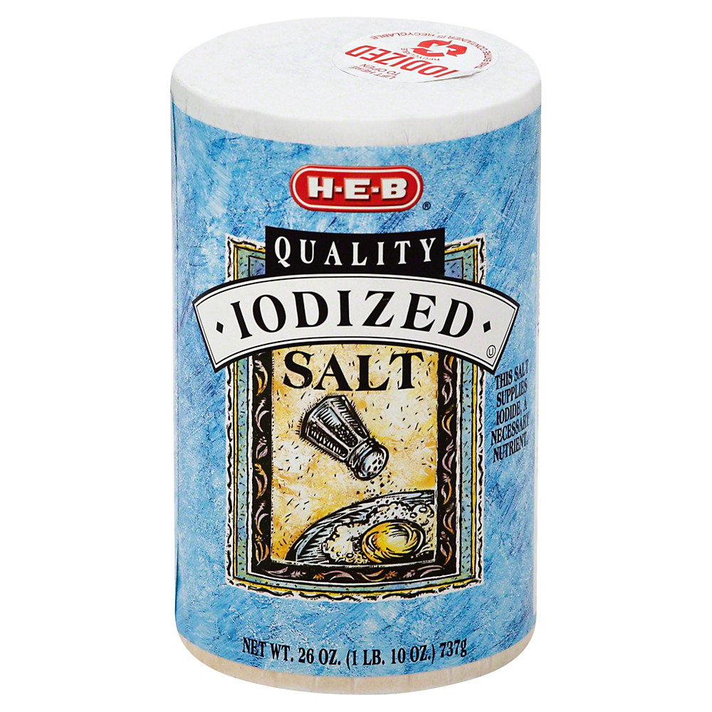 Calories in H-E-B Iodized Salt, 26 oz