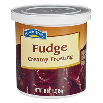 Hill Country Fare Fudge Creamy Frosting, 16 oz