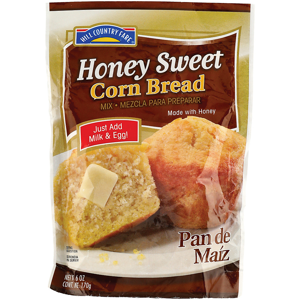 Calories in Hill Country Fare Honey Sweet Corn Bread Mix, 6 oz