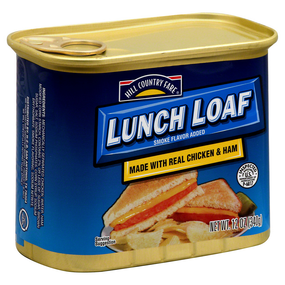 Calories in Hill Country Fare Lunch Loaf, 12 oz