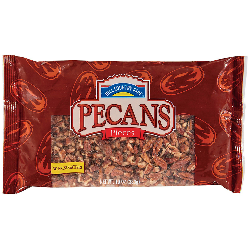Calories in Hill Country Fare Pecan Pieces, 10 oz