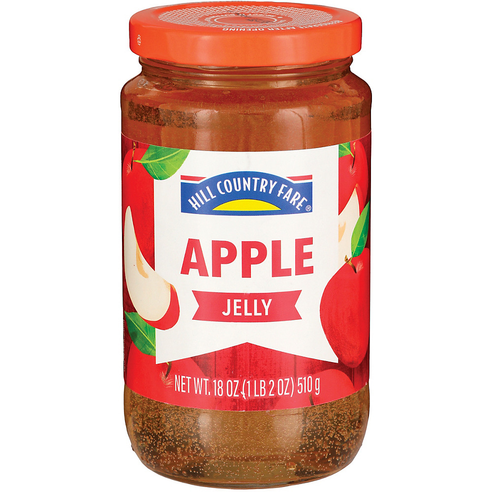 Calories in Hill Country Fare Apple Jelly, 18 oz