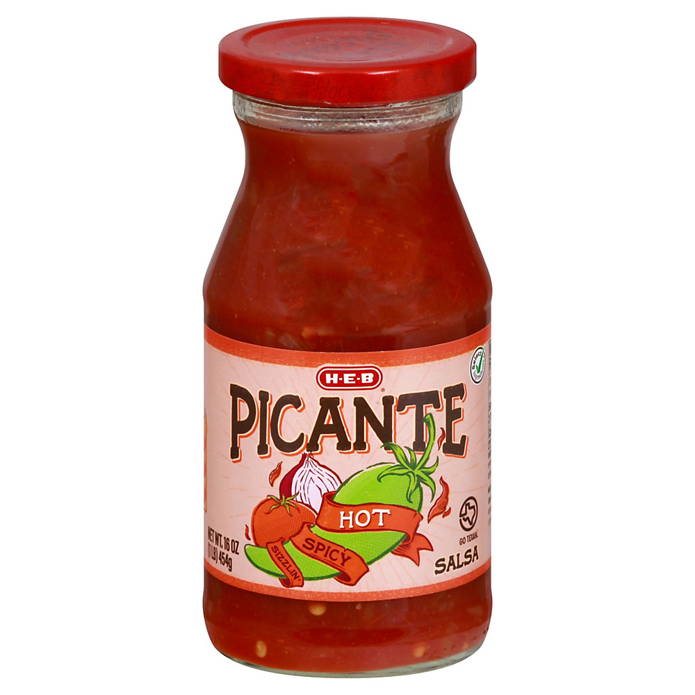 Calories in H-E-B Select Ingredients Hot Picante Salsa, 16 oz