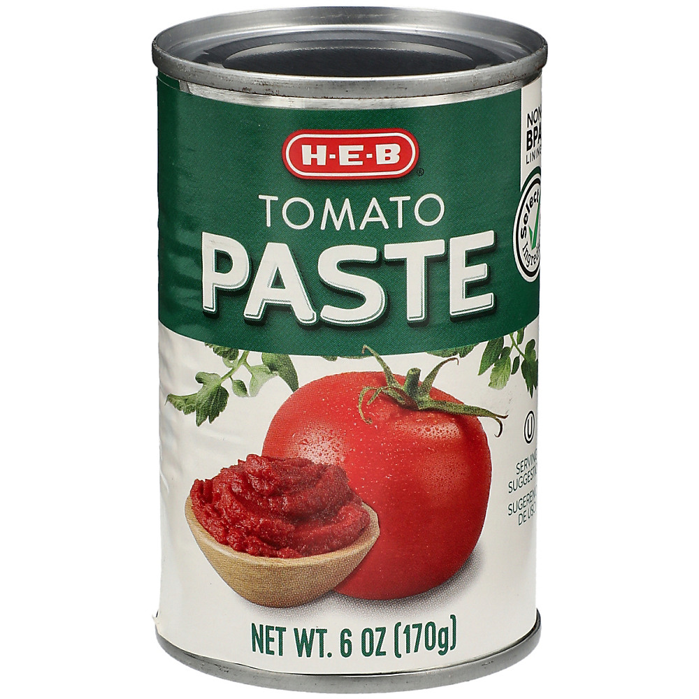 Calories in H-E-B Select Ingredients Tomato Paste, 6 oz