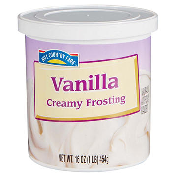 Hill Country Fare Creamy Vanilla Frosting, 16 oz