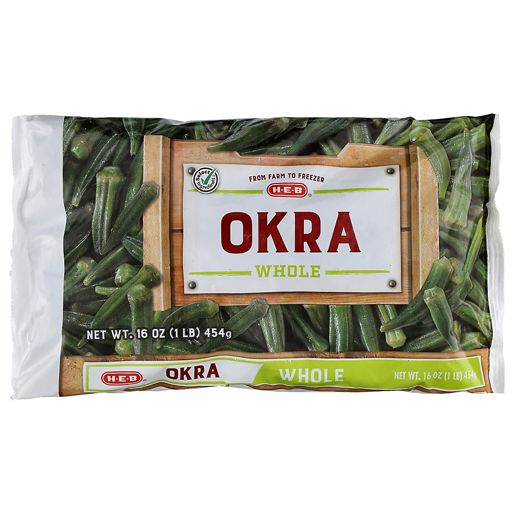 Calories in H-E-B Select Ingredients Whole Okra, 16 oz