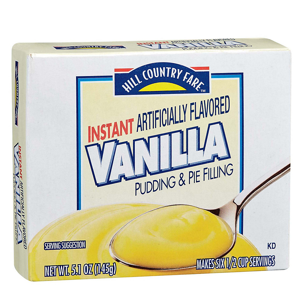 Calories in Hill Country Fare Vanilla Instant Pudding Mix, 5.1 oz