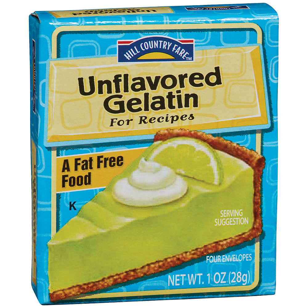 Calories in Hill Country Fare Unflavored Gelatin Mix, 1 oz