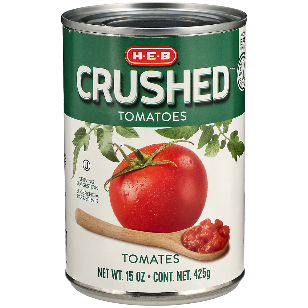Calories in H-E-B Select Ingredients Crushed Tomatoes, 15 oz