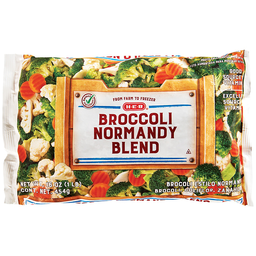 Calories in H-E-B Select Ingredients Broccoli Normandy Blend, 16 oz