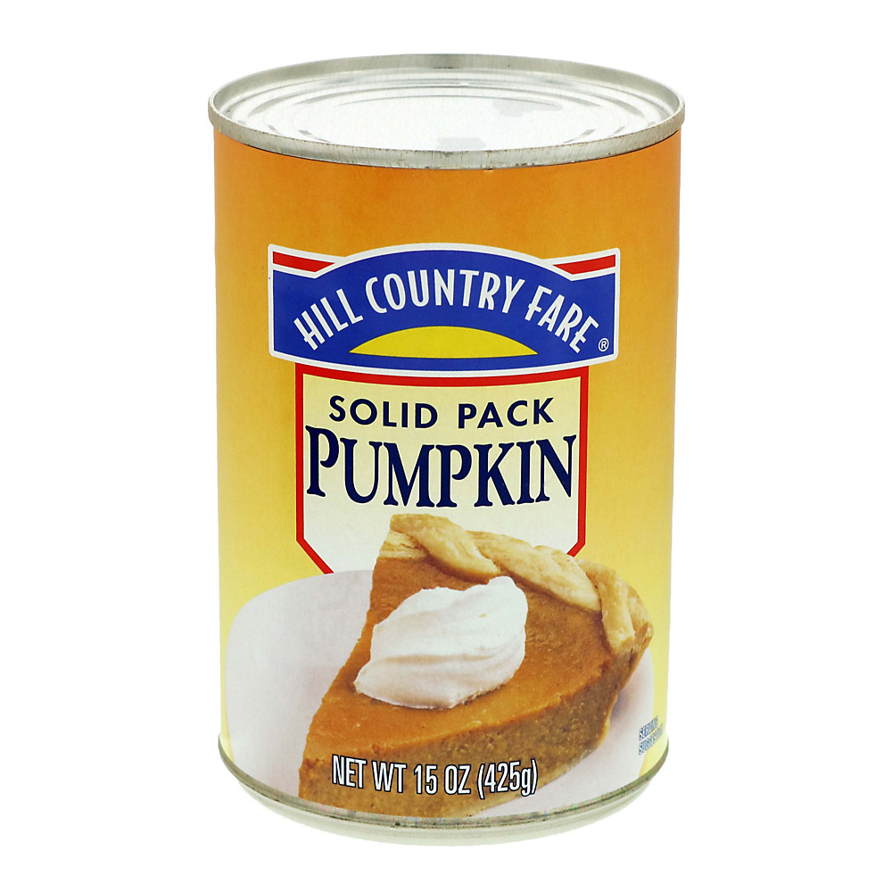 Calories in Hill Country Fare Solid Pack Pumpkin, 15 oz
