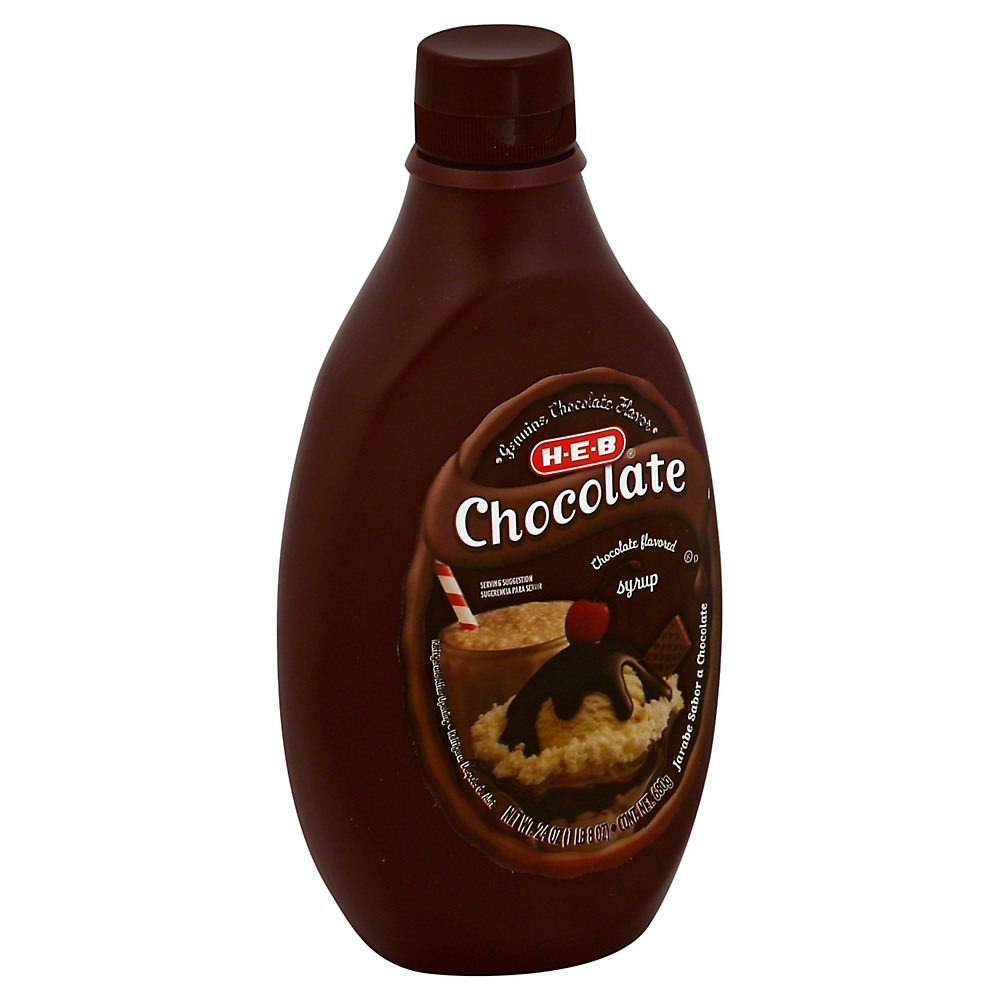 Calories in H-E-B Chocolate Syrup, 24 oz