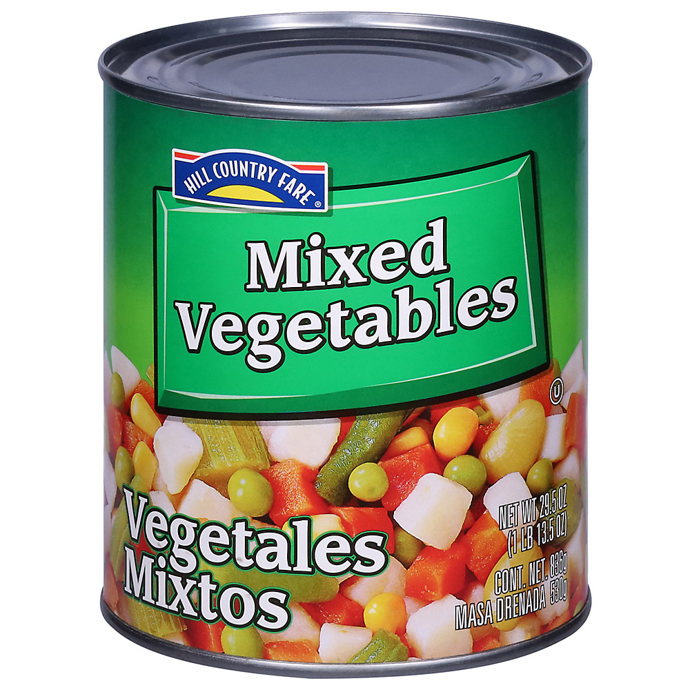 Calories in Hill Country Fare Mixed Vegetables, 29.5 oz