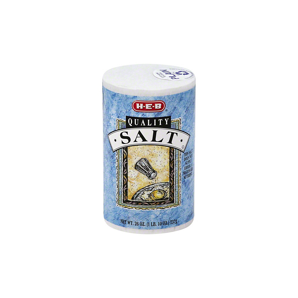 Calories in H-E-B Quality Salt, 26 oz