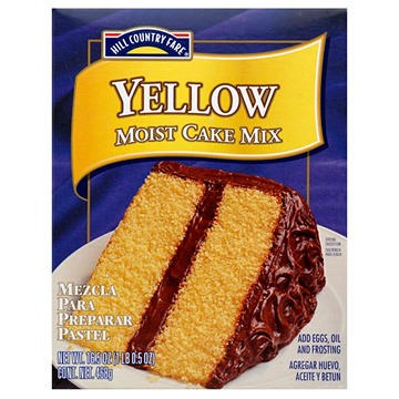 Hill Country Fare Yellow Moist Cake Mix, 16.5 oz