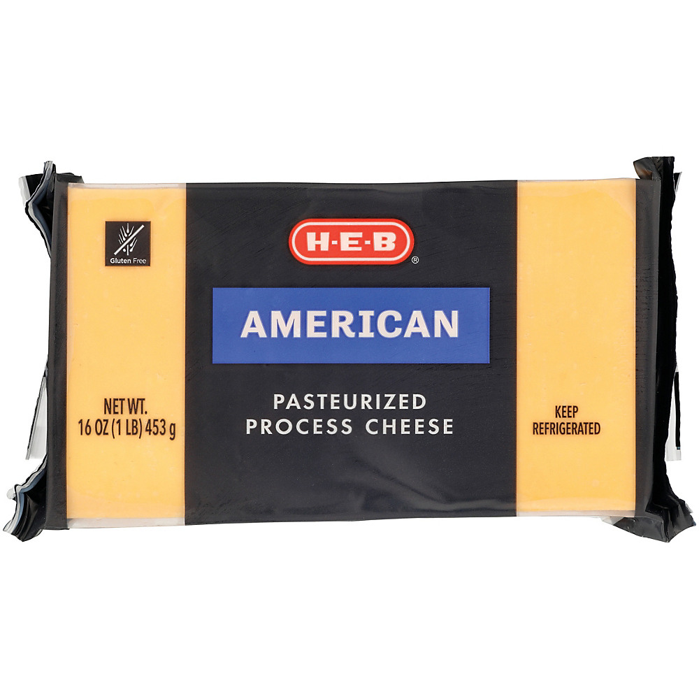Calories in H-E-B American Cheese, 16 oz