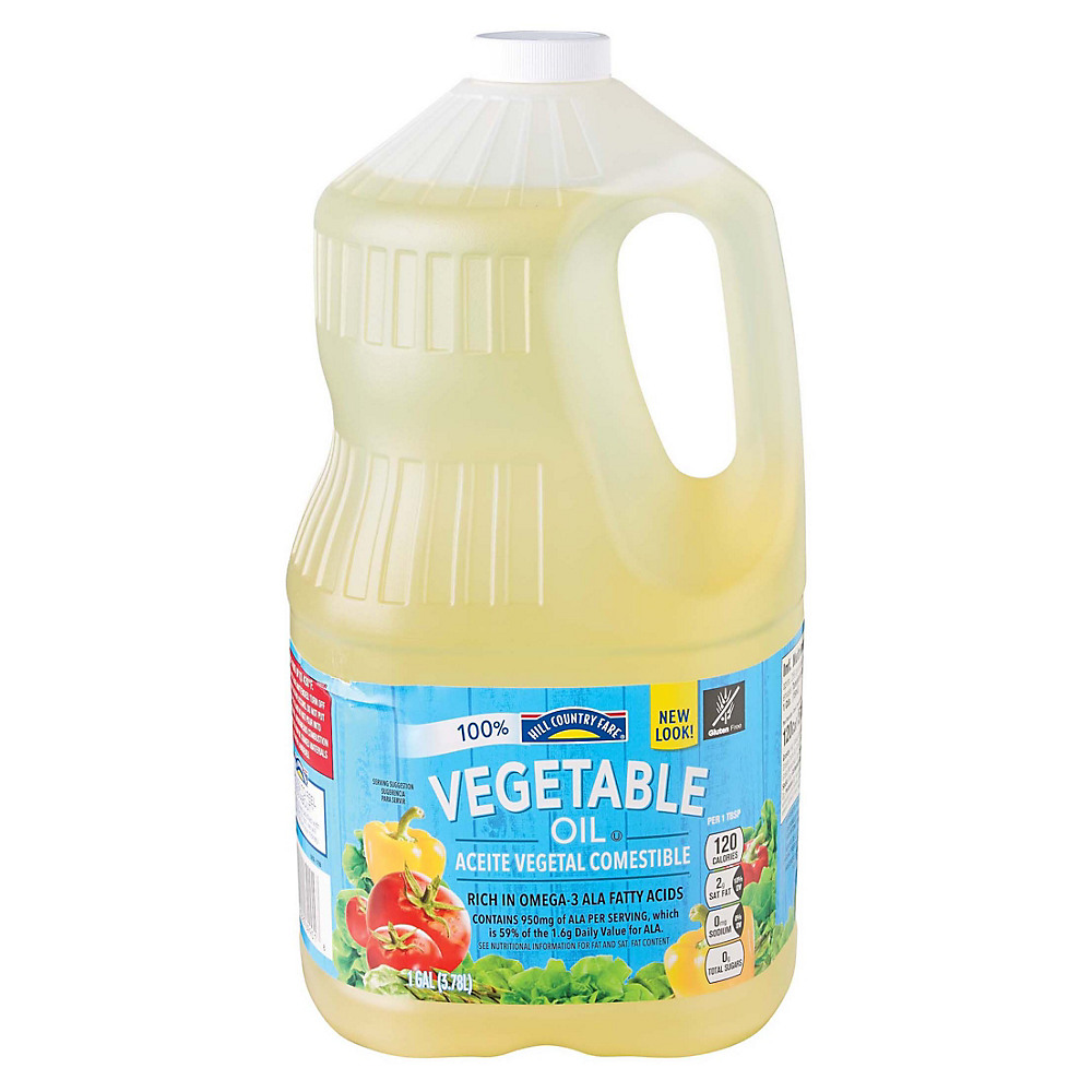Calories in Hill Country Fare Vegetable Oil, 1 gal