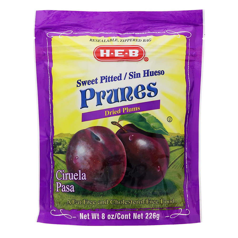 Calories in H-E-B Sweet Pitted Prunes, 8 oz