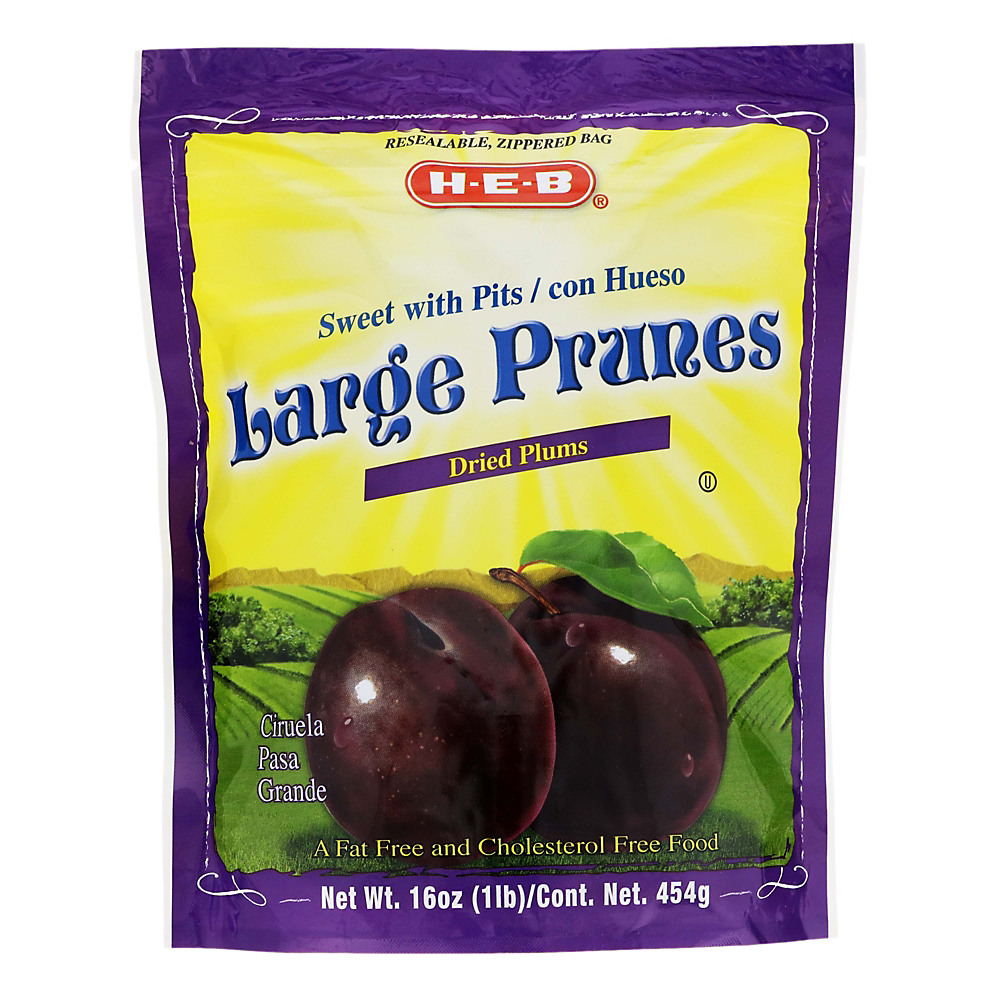 Calories in H-E-B Large Prunes, 16 oz