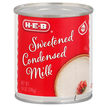 H-E-B Sweetened Condensed Milk, 14 oz