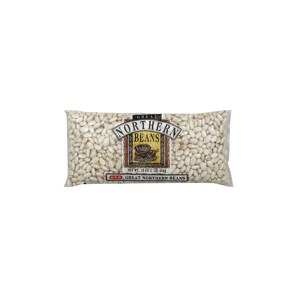 Calories in H-E-B Great Northern Beans, 16 oz