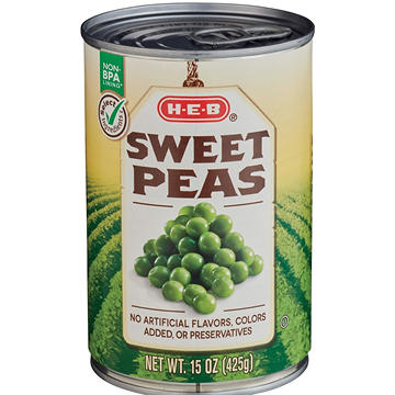 H-E-B Sweet Peas, 15 oz