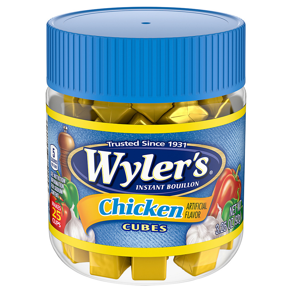 Calories in Wyler's Instant Bouillon Chicken Flavor Cubes, 3.25 oz