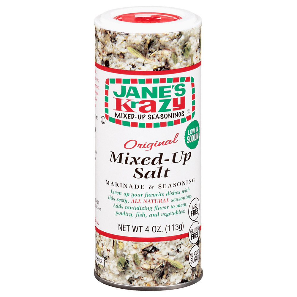 Calories in Janes Krazy Original Mixed-Up Salt Marinade & Seasoning, 4 oz