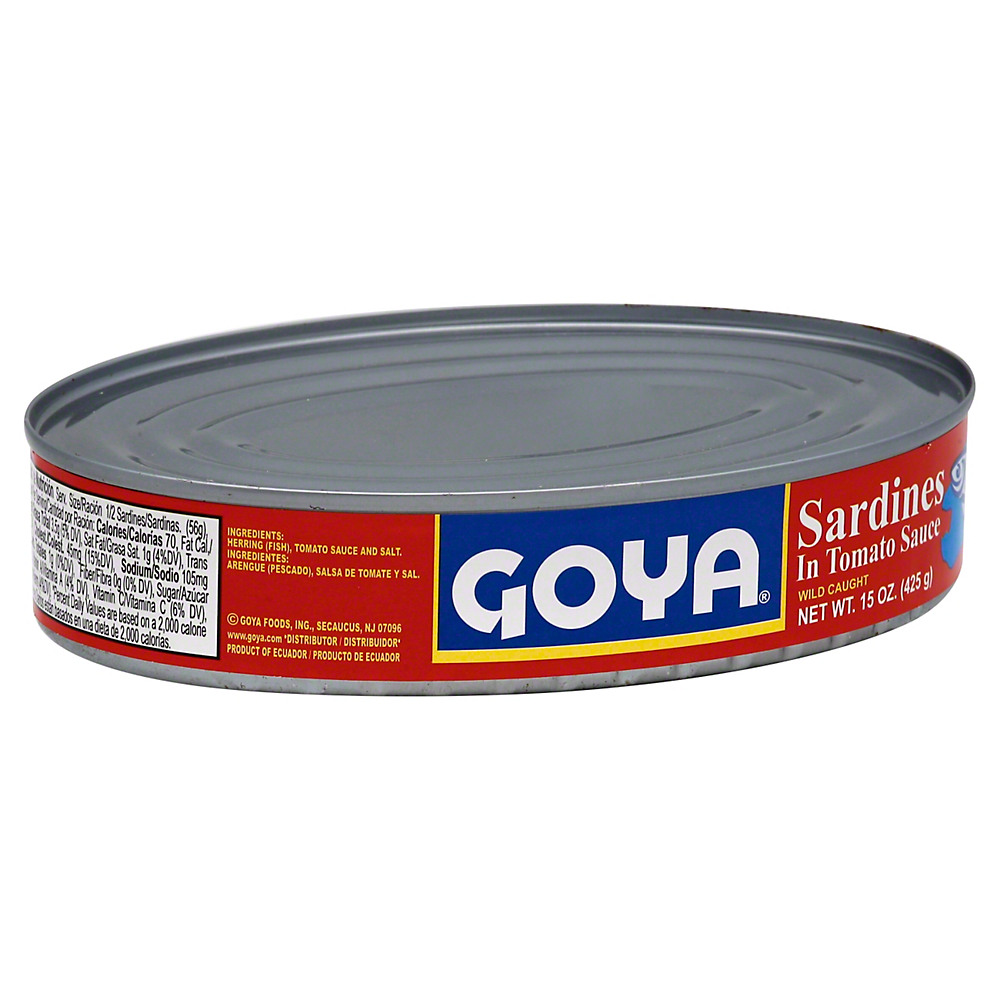 Calories in Goya Sardines In Tomato Sauce, 15 oz