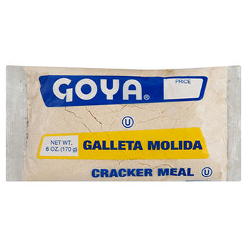 Goya Galleta Molida Cracker Meal, 6 oz