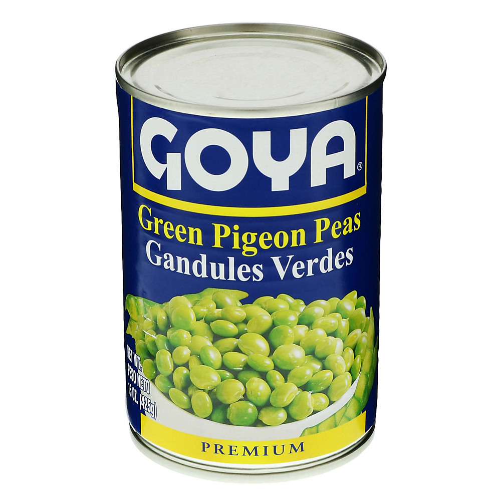 Calories in Goya Premium Green Pigeon Peas, 15 oz