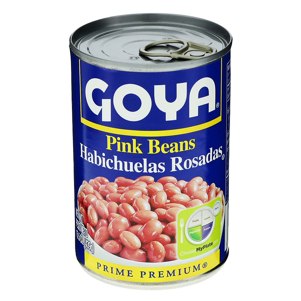 Calories in Goya Premium Pink Beans, 15.5 oz