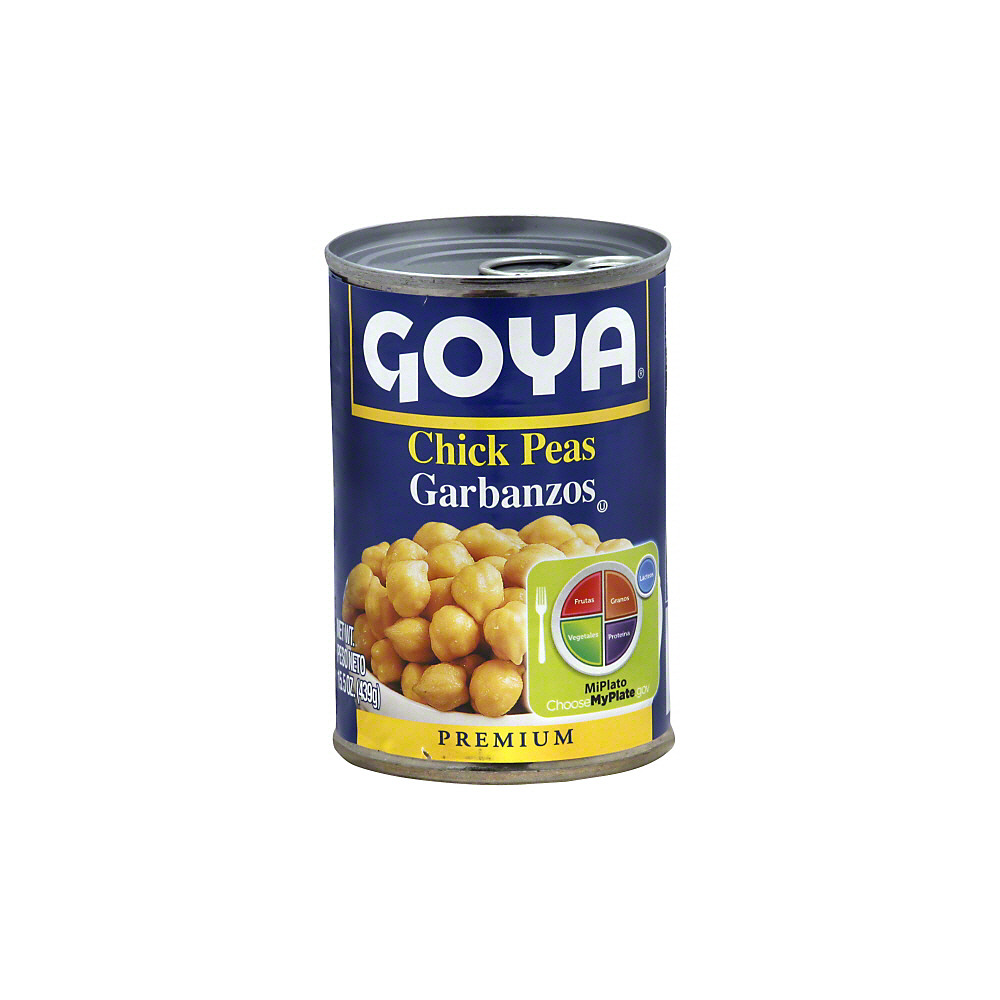 Calories in Goya Premium Chick Peas, 15.5 oz
