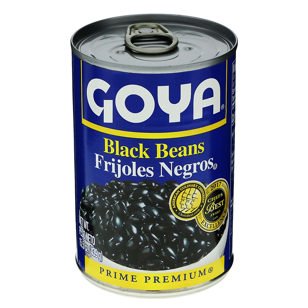 Calories in Goya Premium Black Beans, 15.5 oz